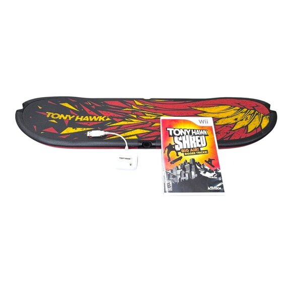 Tony Hawk: Shred Nintendo Wii Skateboard Game Board & Dongle Big Air - Picture 1 of 10